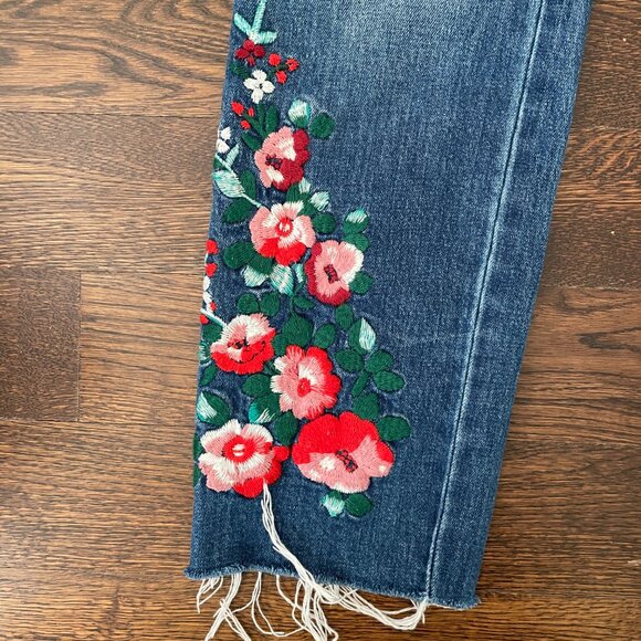 Madewell High-Rise Slim Boyjean - Embroidered Edition-Sz. 26 - Picture 3 of 15